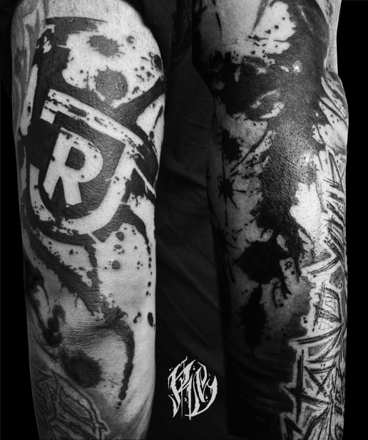 Tattoo, Ralf Spitzer, Tattooartist, Munichtattoostudio, blackwork, shameyabc, blackrabbitink, Tattoo München